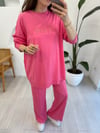 PEMBE 32960 SİM DETAY NAKIŞLI TAKIM 