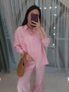 PEMBE 3346 GÖMLEK