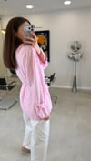 PEMBE 3371 YAKA DÜĞME DETAY GÖMLEK