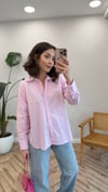 PEMBE 4013 BAĞCIKLI GÖMLEK