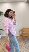 PEMBE 4013 BAĞCIKLI GÖMLEK