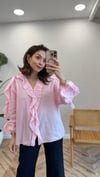 PEMBE 4091 PİLELİ GÖMLEK