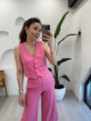 PEMBE 5380 KLASİK YELEK