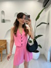 PEMBE 5388 KETEN YELEK 