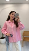 PEMBE 5803 ŞAL DETAY GÖMLEK 