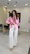 PEMBE 5871 TAŞLI GÖMLEK 