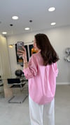 PEMBE 5871 TAŞLI GÖMLEK 