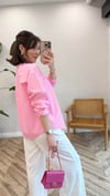 PEMBE 6064 POPLİN GÖMLEK 