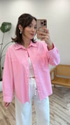 PEMBE 6064 POPLİN GÖMLEK 