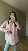 PEMBE 6191 TOKA DETAY GÖMLEK 