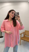 PEMBE 6215 GÖMLEK 