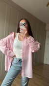 PEMBE 6987 ÇİZGİLİ GÖMLEK  