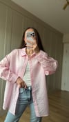 PEMBE 6987 ÇİZGİLİ GÖMLEK  