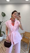 PEMBE 7123 KİMONO TAKIM 