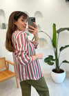 PEMBE 7508 SATEN GÖMLEK 