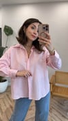 PEMBE 7970 ÇİZGİLİ GÖMLEK 