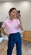 PEMBE 8175 BULUT DESEN TİŞÖRT