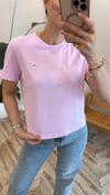 PEMBE 8178 KUZU DESEN TİŞÖRT