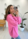 PEMBE 9029 TRİKO KAZAK