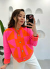 PEMBE BİSİKLET YAKA HIRKA 