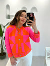 PEMBE BİSİKLET YAKA HIRKA 