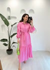 PEMBE CUPRA ELBİSE