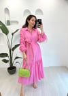 PEMBE CUPRA ELBİSE