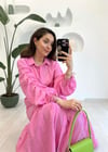 PEMBE CUPRA ELBİSE