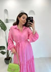 PEMBE CUPRA ELBİSE