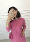 PEMBE DEGAJE YAKA ETEK TAKIM