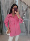PEMBE GABARDİN CEKET 