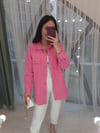 PEMBE GABARDİN CEKET 