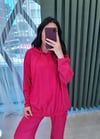 PEMBE KESİK DETAY TAKIM
