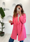 PEMBE OVERSİZE CEKET 