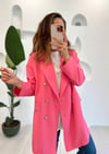 PEMBE OVERSİZE CEKET 