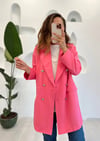 PEMBE OVERSİZE CEKET 