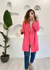 PEMBE OVERSİZE CEKET 