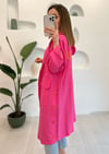 PEMBE SIRT BASKILI KAP