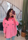 PEMBE TAŞLI GÖMLEK 