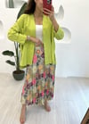 RENKLİ EMPİRME DESEN PLİSE ETEK