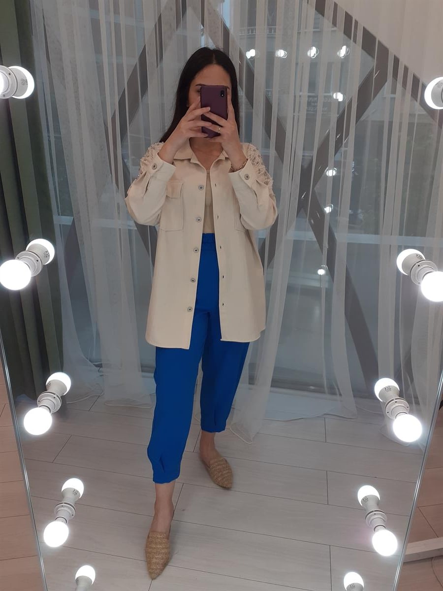 SAKS PAÇASI PİLİLİ AEROBİN PANTOLON