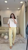 SARI 1924 SÜET KEMERLİ PANTOLON