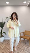 SARI 2532 ÇİZGİLİ GÖMLEK