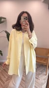 SARI 27268 ÇİZGİLİ BASİC GÖMLEK