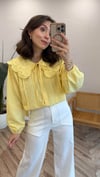 SARI 2975 NAKIŞ DTY GÖMLEK