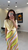SARI 30312 BİSİKLET YAKA TİŞÖRT