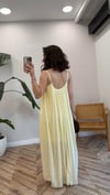 SARI 3173 ASKILI ELBİSE
