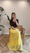SARI 4105 ŞİFON ETEK 
