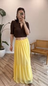 SARI 4105 ŞİFON ETEK 