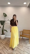SARI 4105 ŞİFON ETEK 